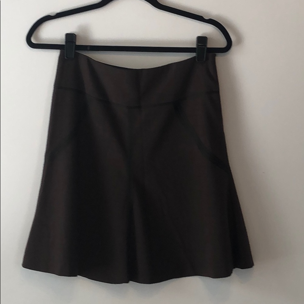 BZR Brown Wool Blend Skirt